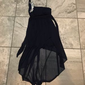 Deb black formal dress
